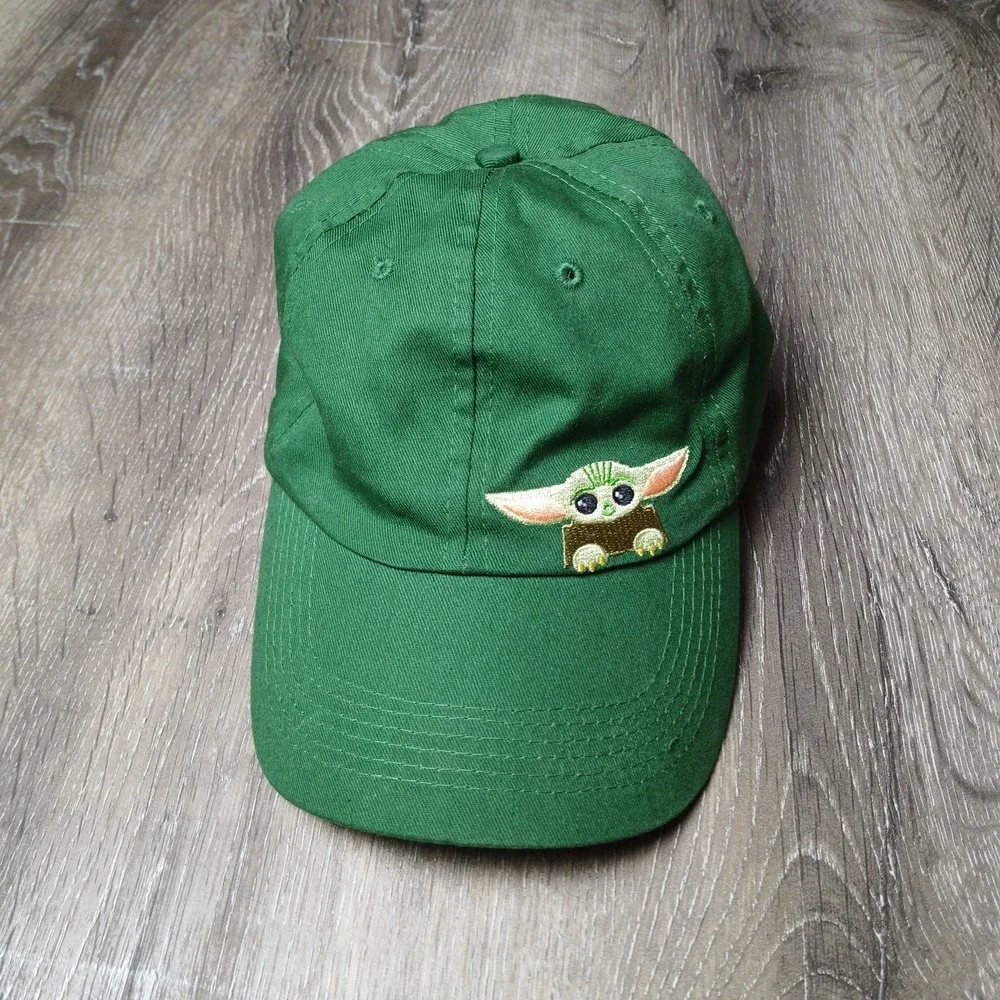 Baby Yoda Hat Cap Adjustable‎ Embroidered Disney Star Wars The Mandalorian HA